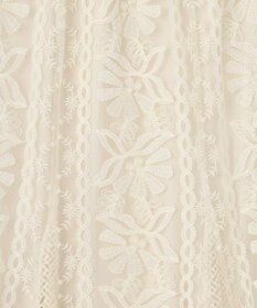 GRACE CONTINENTAL フレア刺繍スカート