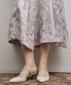 GRACE CONTINENTAL オーナメントジャガードハンカチヘムスカート