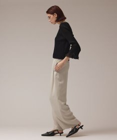 GRACE CONTINENTAL シアーフリルニットカーディガン