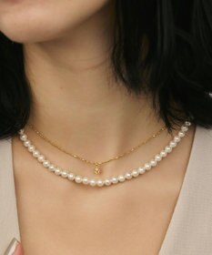 GRACE CONTINENTAL パール2連ネックレス