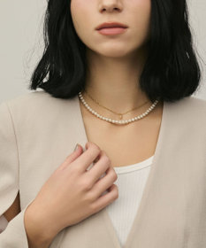 GRACE CONTINENTAL パール2連ネックレス