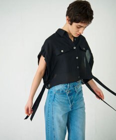 GRACE CONTINENTAL ショートポンチョシャツ