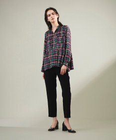 美品　タグ付き　グレースコンチネンタル ヘリンボーンチェックシャツ ヘリンボーンチェックシャツ / GRACE CONTINENTAL | GRACE