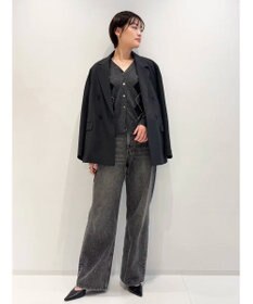 GRACE CONTINENTAL バックベルトダブルジャケット