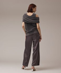 GRACE CONTINENTAL オフタートルニットトップ