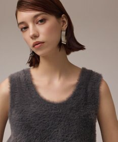 GRACE CONTINENTAL オフタートルニットトップ