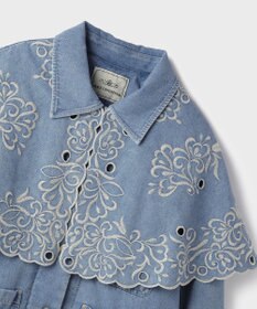 GRACE CONTINENTAL ケープ付カバーオールジャケット