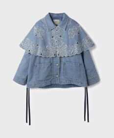 GRACE CONTINENTAL ケープ付カバーオールジャケット