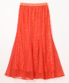 GRACE CONTINENTAL フレア刺繍スカート