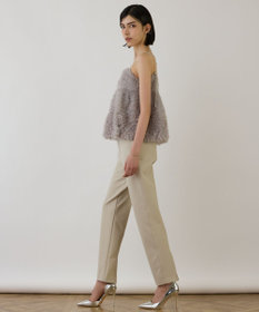 GRACE CONTINENTAL ストレッチテーパードパンツ