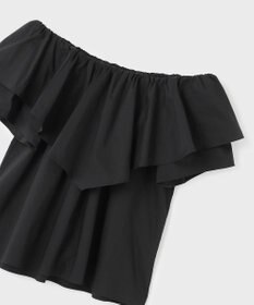 GRACE CONTINENTAL フリルオフショルトップ