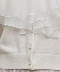 GRACE CONTINENTAL フリルニットカーディガン