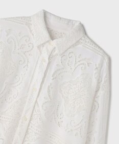 GRACE CONTINENTAL パネル刺繍シャツ