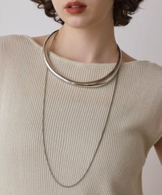 GRACE CONTINENTAL スパンコールリブトップ