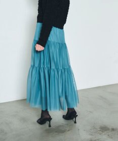 GRACE CONTINENTAL チュールティアードスカート