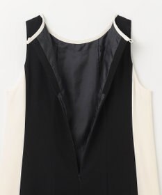 GRACE CONTINENTAL バイカラーフレームドレス