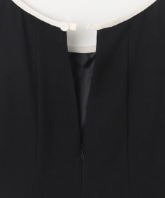 GRACE CONTINENTAL バイカラーフレームドレス