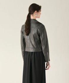 GRACE CONTINENTAL ラムレザーライダースジャケット