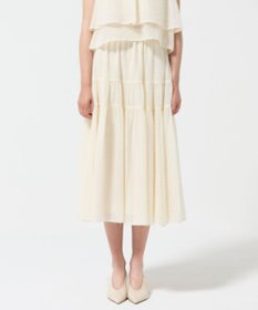 GRACE CONTINENTAL 総柄シフォンスカート シフォンプリントギャザースカート / GRACE CONTINENTAL | GRACE