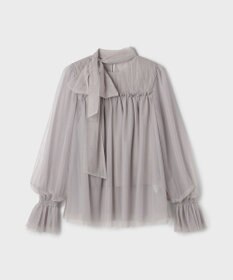 GRACE CONTINENTAL チュールタイブラウス