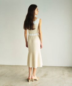 GRACE CONTINENTAL ツイードマーメイドニットワンピース
