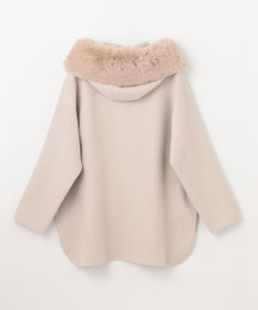 GRACE CONTINENTAL フードファーリバーポンチョ