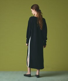 GRACE CONTINENTAL ライン配色ニットワンピース