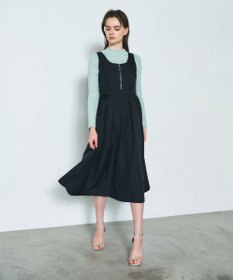 GRACE CONTINENTAL ツイルタックワンピース