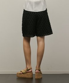 GRACE CONTINENTAL モチーフチュールパンツ