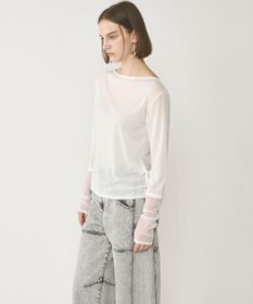 GRACE CONTINENTAL シアーアセテートカットトップ