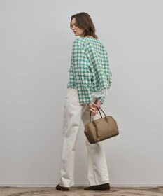 GRACE CONTINENTAL レースヘムツイードジャケット