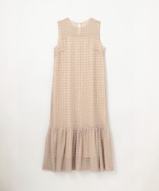 GRACE CONTINENTAL チュールチェックワンピース