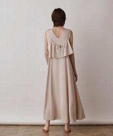 GRACE CONTINENTAL サテンレイヤードワンピース