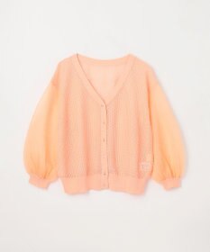 ダイアグラム 24SS シアードルマンニットカーディガン パール　ブラック ダイアグラム 24SS シアードルマンニットカーディガン パール