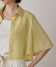 GRACE CONTINENTAL フレアスリーブシャツ