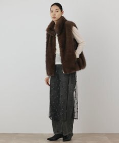 GRACE CONTINENTAL フェイクファージレ