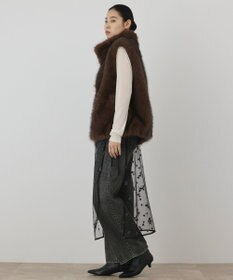 GRACE CONTINENTAL フェイクファージレ