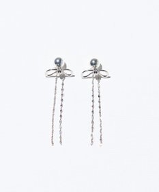 GRACE CONTINENTAL リボンチェーンピアス