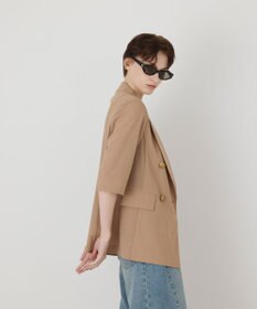 GRACE CONTINENTAL シアーハーフスリーブジャケット