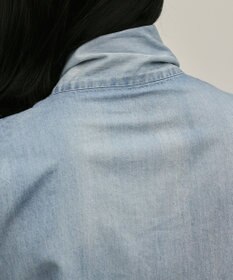 GRACE CONTINENTAL シアーデニムボウタイブラウス