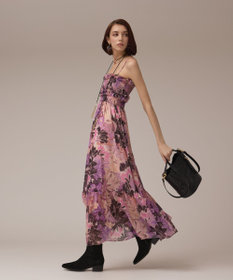 GRACE CONTINENTAL タイダイリーフプリントワンピース