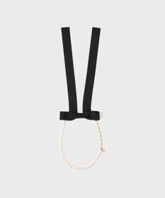 GRACE CONTINENTAL パールリボンネックレス