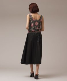 GRACE CONTINENTAL ローズプリントニットトップ