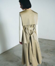 GRACE CONTINENTAL セーラーカラーサテンベスト