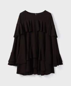 GRACE CONTINENTAL シフォンフリルブラウス