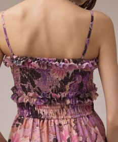 GRACE CONTINENTAL タイダイリーフプリントワンピース