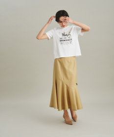 GRACE CONTINENTAL グレースコンチネンタル 花柄Tシャツ春夏秋白 ボタニカルジャガードシャツ / GRACE CONTINENTAL | GRACE