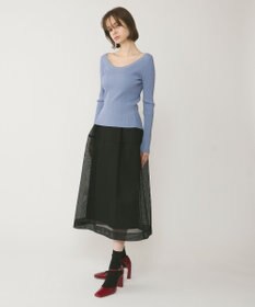 GRACE CONTINENTAL ハイゲージラメニットトップ