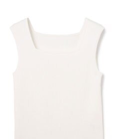 GRACE CONTINENTAL スクエアリブニットトップ