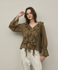 GRACE CONTINENTAL フリルブラウス